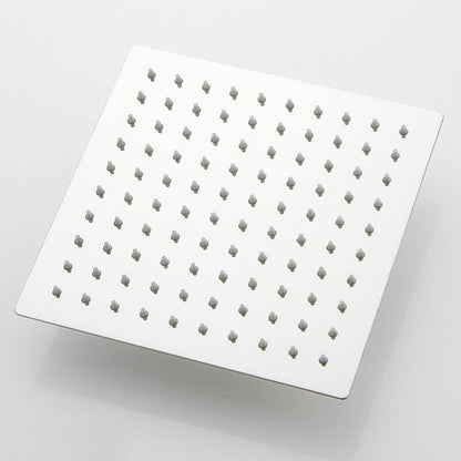 Rynx | Silver Square Double Shower Head Modern Water Filtration Wall-Mounted Shower Head