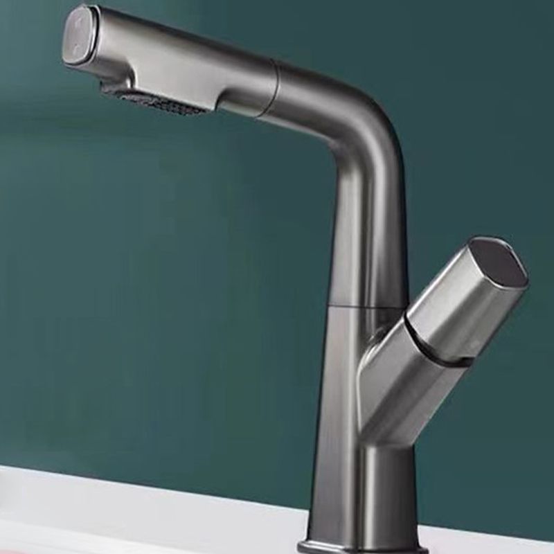 Rynx | Modern Centerset Bathroom Faucet Single Color Copper Sink Faucet