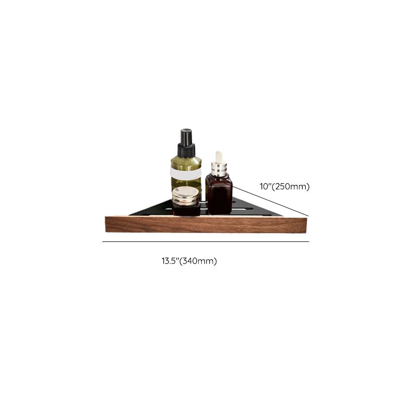 Rynx | Wood and Aluminum Bath Accessory Set Black Bathroom Accessory Kit