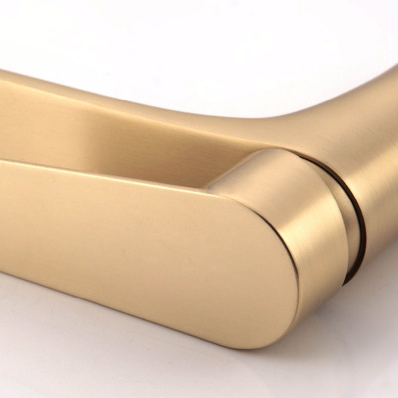 Rynx | Light Luxury Sink Faucet with Lever Handle Single Hole Bathroom Faucet