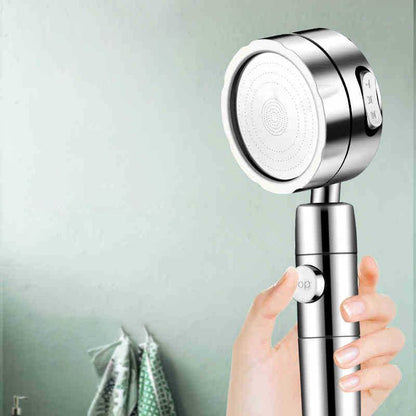Rynx | Modern Handheld Showerhead 3 Spray Round Metal Shower Heads