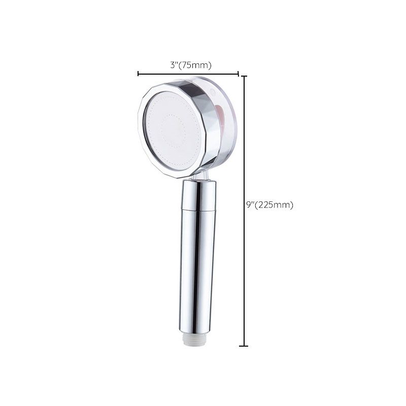 Rynx | Contemporary Shower Head Combination Handheld Shower Plastic Wall Mounted Silver Shower Head