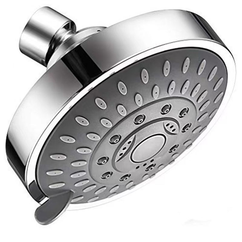 Rynx | Modern Fixed Shower Head with Catalyst 4-Inch Silver Wall Mount Shower Head