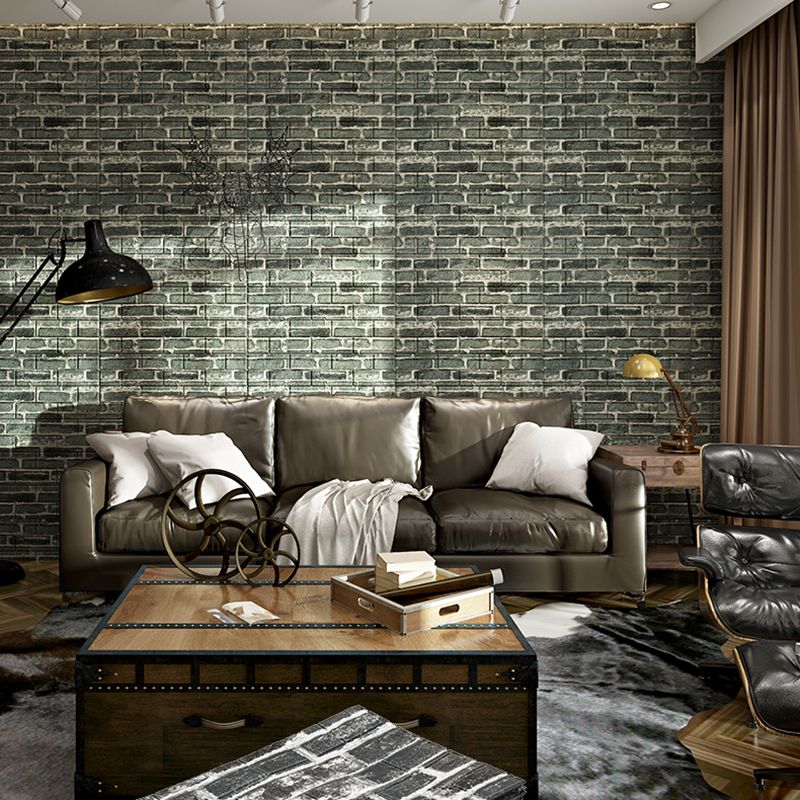 Rynx | Industrial Wall Panel 3D Brick Wall Panels Waterproof Stickers Wall Tiles Set of 10