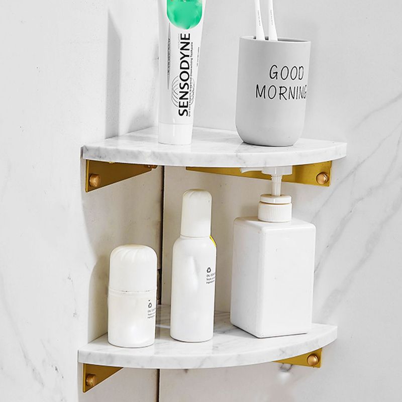 Rynx | 7-piece bathroom accessory set marble and metal bathroom hardware