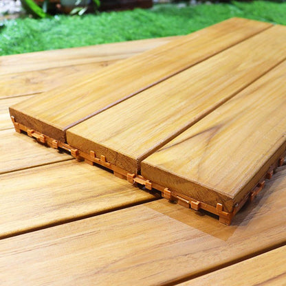 Rynx | Connected outdoor floor tiles wooden planks