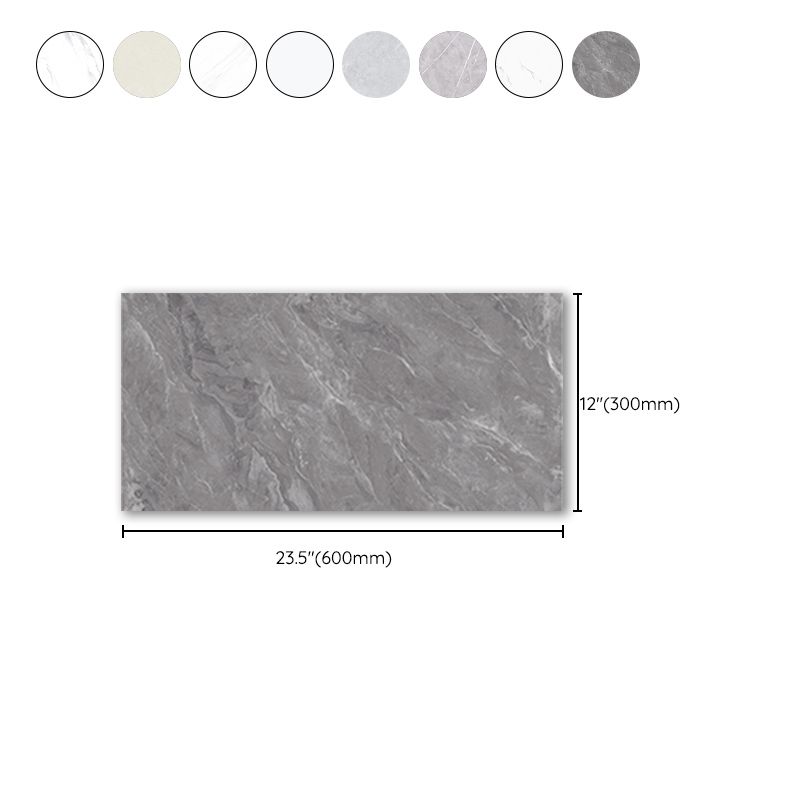 Rynx | Marbleizing Waterproof Tile PVC Single Peel & Stick Tile for Backsplash