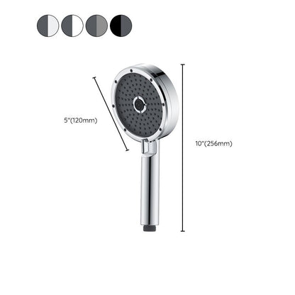 Rynx | Matt Black Hand Shower Modern 3-Stream Round Wall Mounted Hand Shower