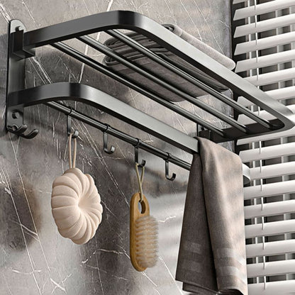 Rynx | Modern gray bathroom accessory set bathroom shelf bath hardware set