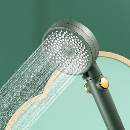 Rynx | Contemporary Round Shower Head Combo Handheld Shower Head 9.8 Inch H Spray Head