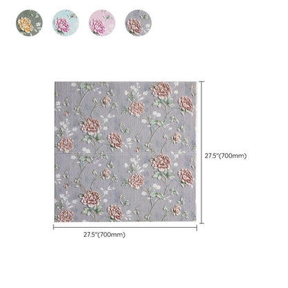 Rynx | Modern Wall Panel 3D Floral Print Peel and Stick Waterproof Wall Covering