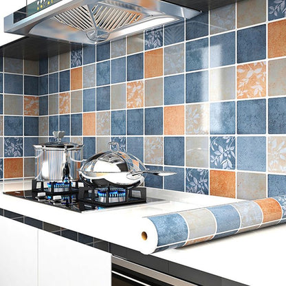 Rynx | Grid Mosaic Peel & Stick Tile Waterproof Kitchen Wallpaper