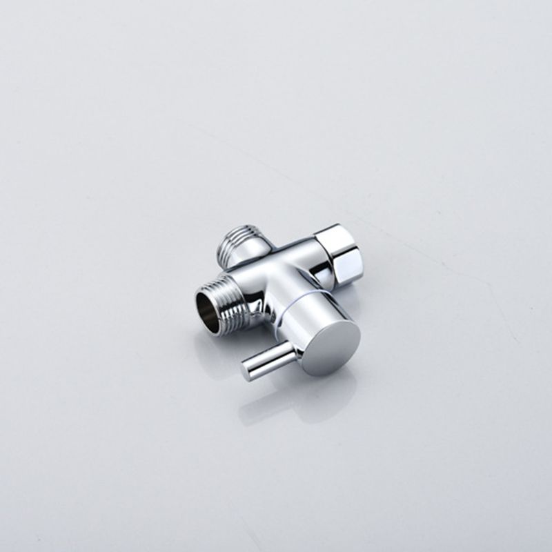 Rynx | Home Round Dual Shower Heads Modern Style Wall Mounted Metal Dual Shower