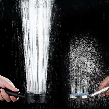 Rynx | Modern round hand shower water-saving shower head made of stainless steel