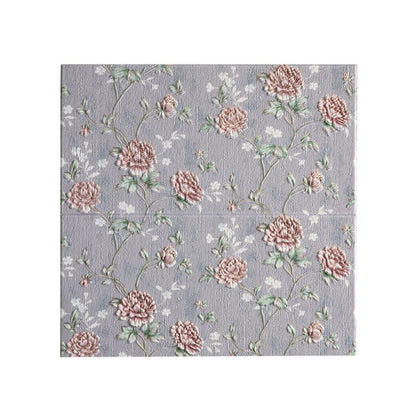 Rynx | Modern Wall Panel 3D Floral Print Peel and Stick Waterproof Wall Covering