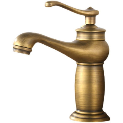 Rynx | Low-Arch Country Vessel Faucet Single-Lever Brass Faucet for Bathroom