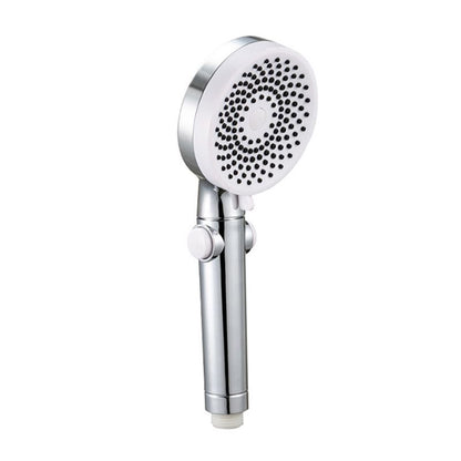 Rynx | Contemporary Round Shower Head Combo Handheld Shower Head 9.8 Inch H Spray Head