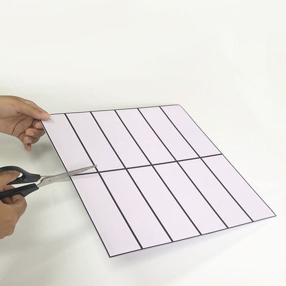 Rynx | Tile Stripping & Sticking Rectangle White Plastic Waterproof Tile Stripping & Sticking for Shower 10-Pack