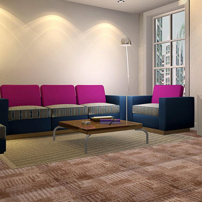 Rynx | Living Spaces Square Vinyl Flooring Peel and Stick Fabric Look PVC Floor Covering