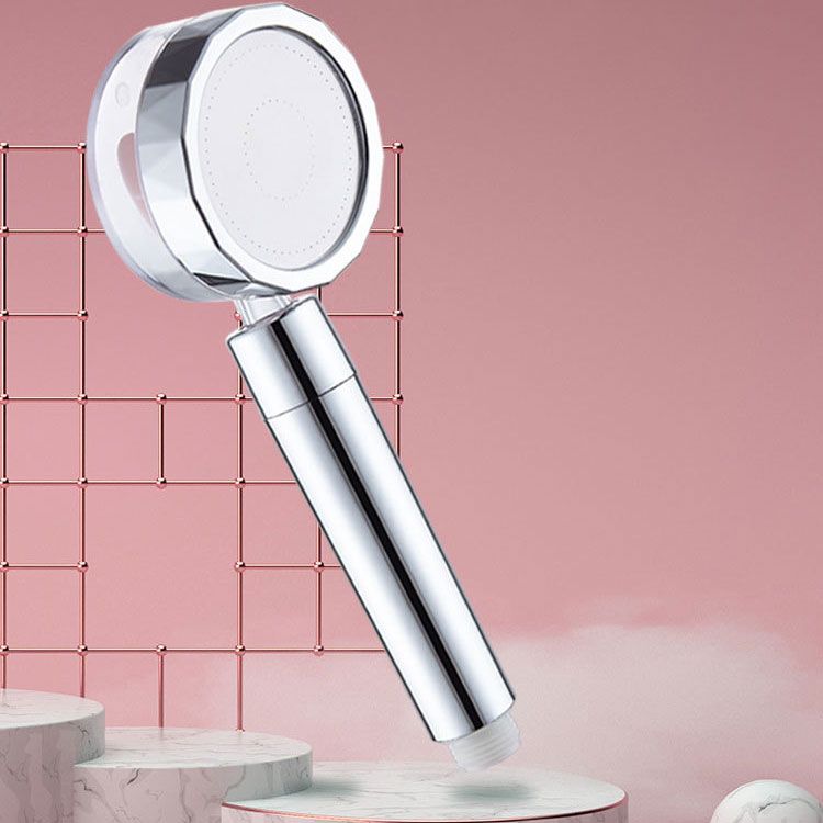 Rynx | Contemporary Shower Head Combination Handheld Shower Plastic Wall Mounted Silver Shower Head