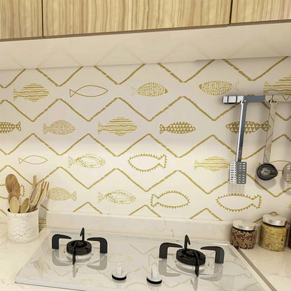 Rynx | Waterproof PVC Tile Singular Peel & Stick Tile for Kitchen Splashback Wall