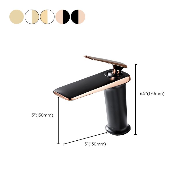 Rynx | Single Hole Bathroom Faucet 6.69" H Modern Luxury Sink Faucet