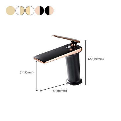 Rynx | Single Hole Bathroom Faucet 6.69" H Modern Luxury Sink Faucet