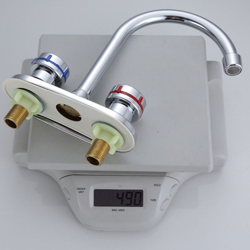 Rynx | 1or2-Handle Brushed Nickel Widespread Faucet 2 Hole Center Set Sink Faucet