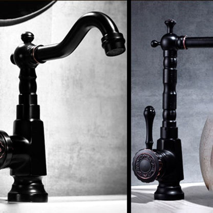 Rynx | Glam Style Basin Faucet with Swivel Spout and Lever Handle
