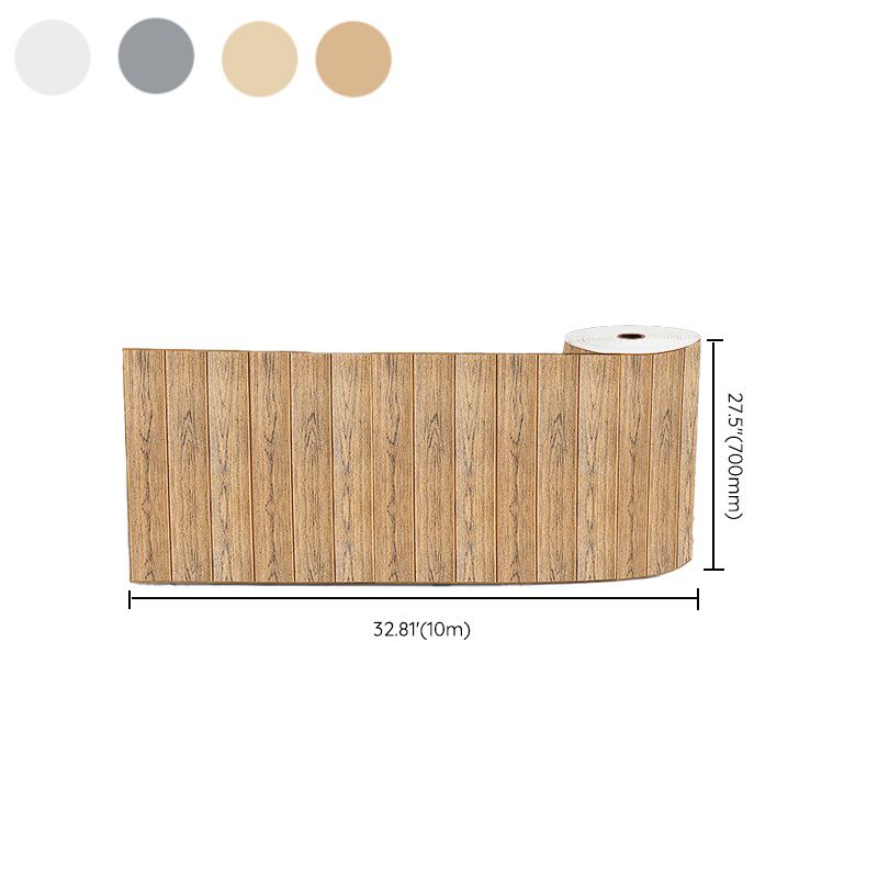 Rynx | Industrial Tin Backsplash Panel Smooth Wall Ceiling Wood Grain Design