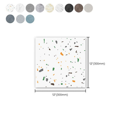 Rynx | Modern PVC Peel and Stick Tile Floor Marble Look Mold Resistant Vinyl Tiles