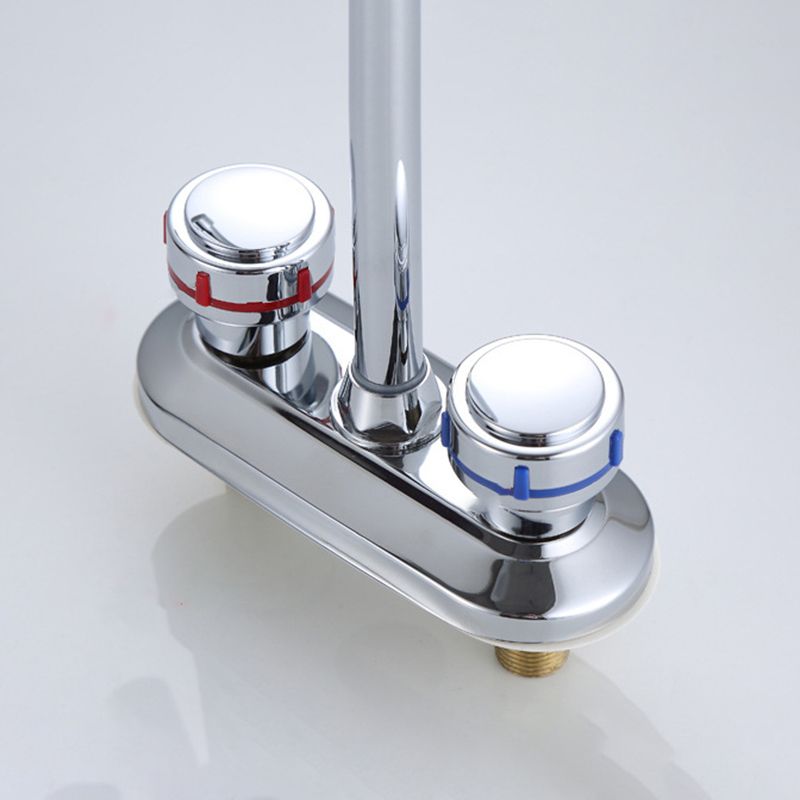 Rynx | 1or2-Handle Brushed Nickel Widespread Faucet 2 Hole Center Set Sink Faucet