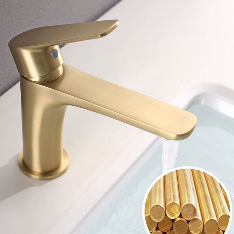 Rynx | Light Luxury Sink Faucet with Lever Handle Single Hole Bathroom Faucet