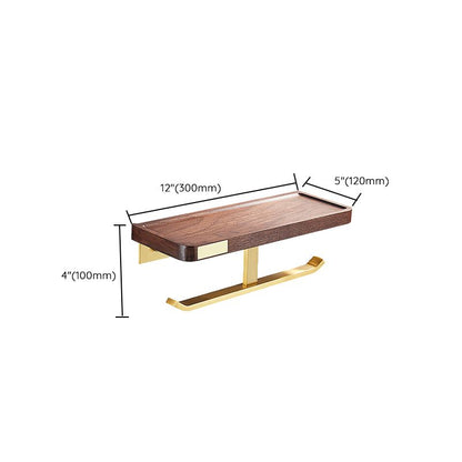 Rynx | Modern Gold Bathroom Accessory Set Bathroom Shelf Paper Holder Bathroom Accessory Set