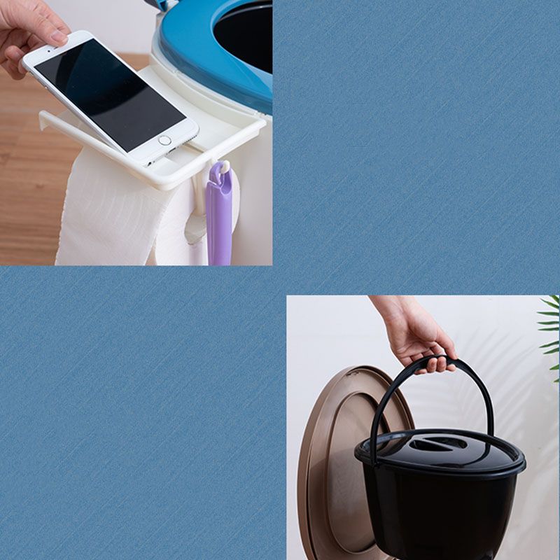 Rynx | Contemporary plastic floor-mounted toilet bowl with toilet seat for the bathroom