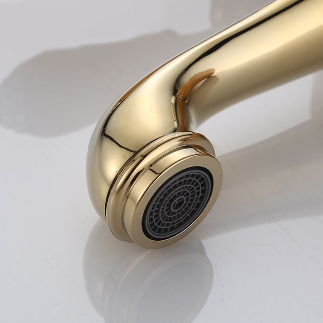 Rynx | Luxury Vessel Faucet Brass Lever Handles Low Arc Sink Faucet