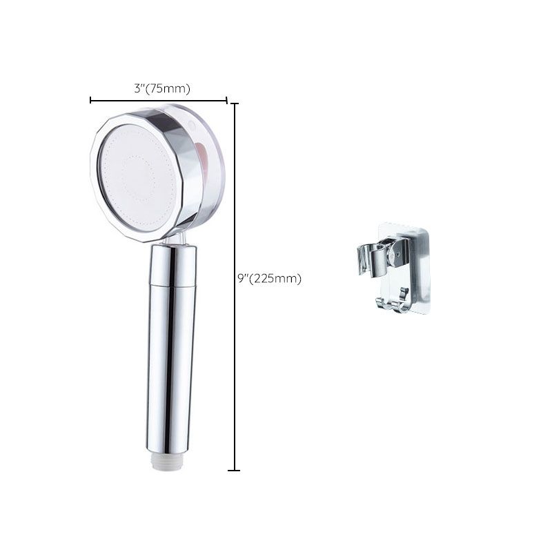 Rynx | Contemporary Shower Head Combination Handheld Shower Plastic Wall Mounted Silver Shower Head