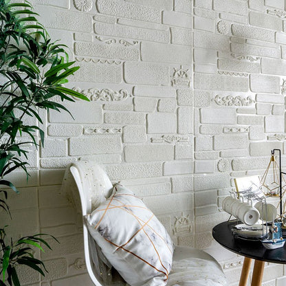 Rynx | Modern Wall Covering Peel and Stick Brick 3D Print Waterproof Wall Panel