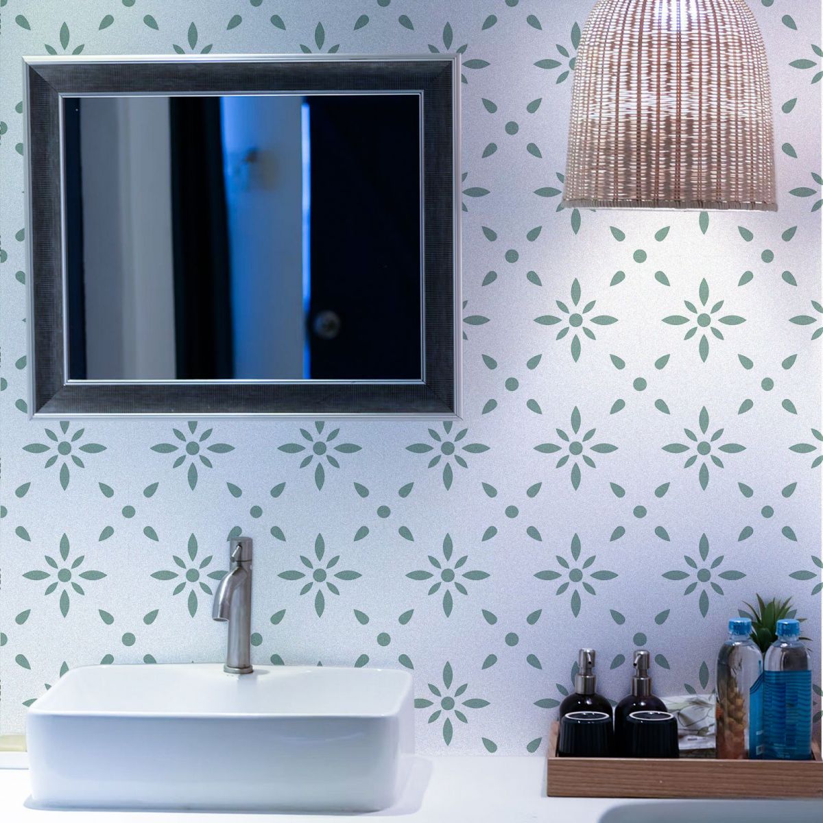 Rynx | Print PVC Peel & Stick Tile Field Tile for Kitchen and Bathroom Back Wall