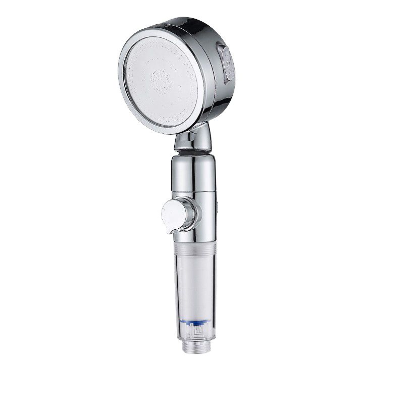 Rynx | Modern Handheld Shower Head Silver Round Standard Shower Heads