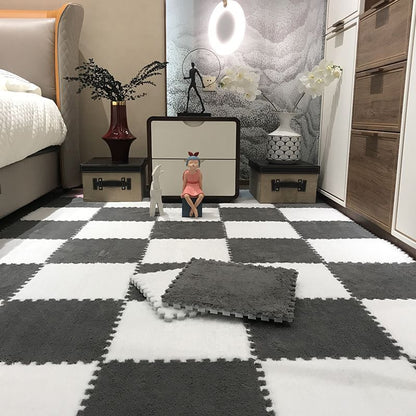 Rynx | Color-Fading-Resistant Carpet Tile Solid Interlocking Carpet Tile