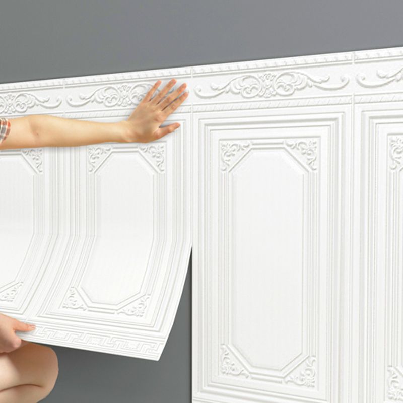 Rynx | Contemporary waterproof 3D wall panel veneer for peeling and sticking for interior walls