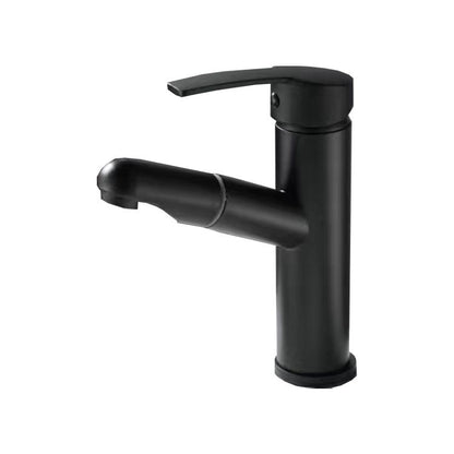 Rynx | Extendable simple bathroom sink faucet 1 hole single lever faucet