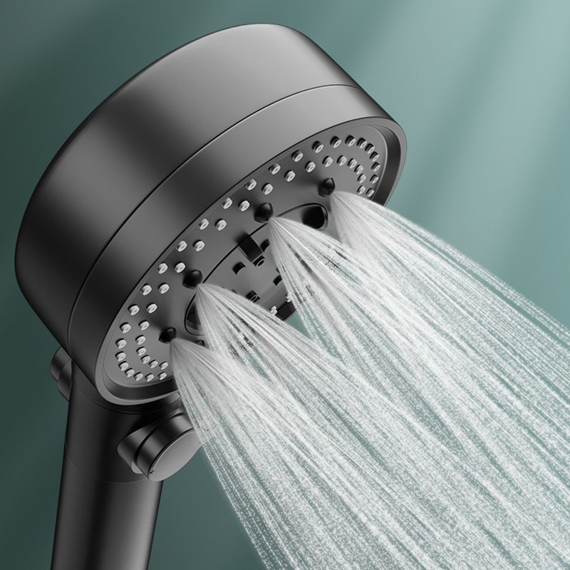 Rynx | Bathroom Shower Head 5-Stream Round Hand Shower Holder Wall Mount Shower Head