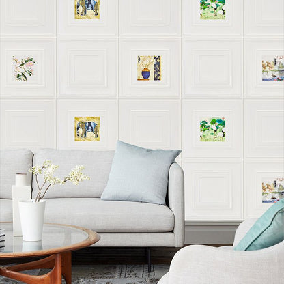 Rynx | Modern Wall Panel Cartoon Print Peel and Stick Waterproof Wall Panel