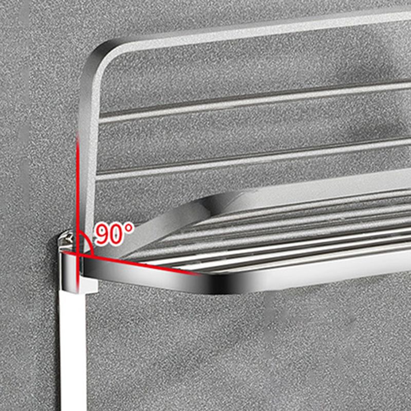 Rynx | Classic Polished Chrome Bathroom Accessory Set Towel Holder/Paper Holder/Robe Hooks Included