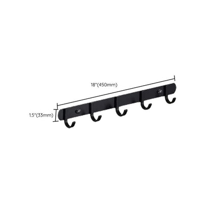 Rynx | Modern Bathroom Accessories Black Paper Holder Bathroom Shelf Bathroom Accessory Set