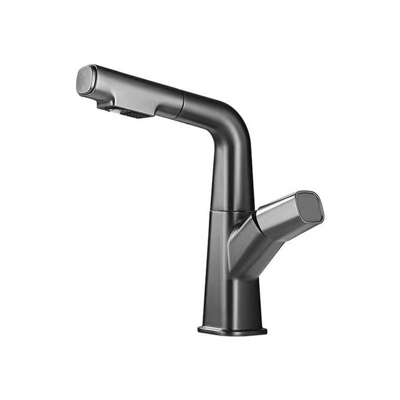 Rynx | Modern Centerset Bathroom Faucet Single Color Copper Sink Faucet