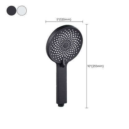 Rynx | Contemporary round shower head in solid color handheld shower head for the bathroom