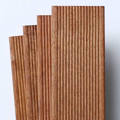 Rynx | Modern solid hardwood flooring Merbau wood side cladding for terrace